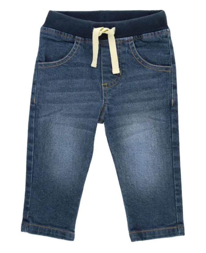 Pull-on Denim Trousers